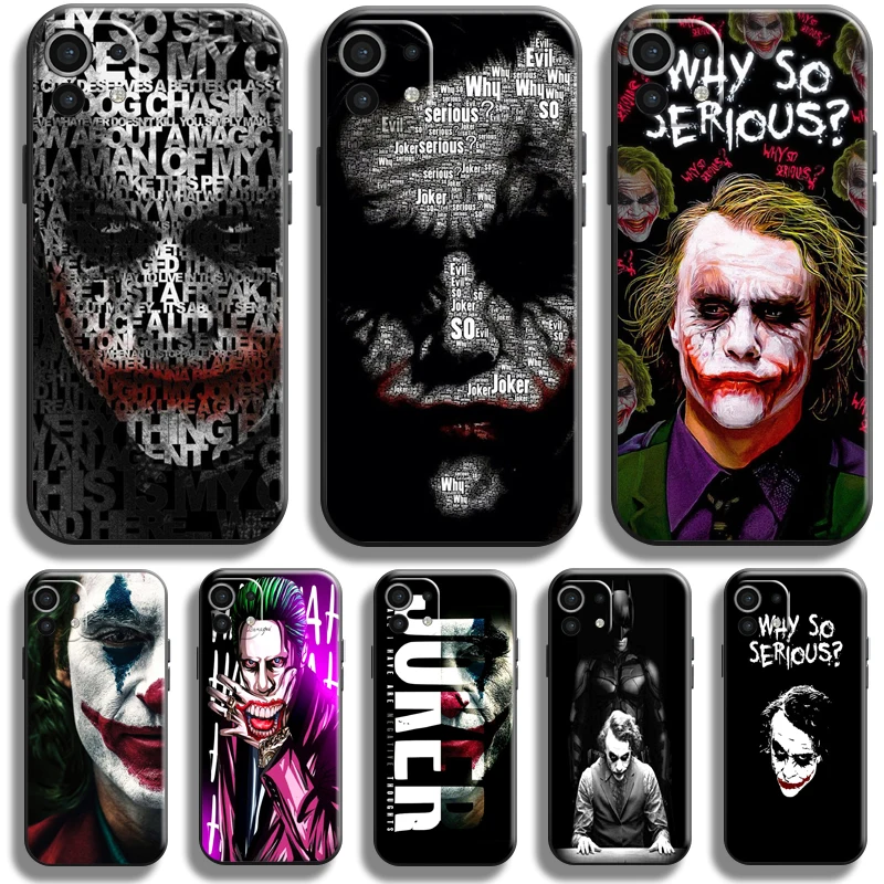 

Clown The Joker For Xiaomi Mi 11 11 Lite 5G Phone Case Soft Black Coque Silicone Cover Back Liquid Silicon