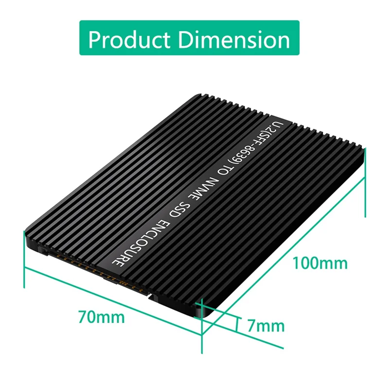 T35C Адаптер U.2 к NVME 2,5-дюймовый SFF-8639 PCI-E U2 к M2 M Разъем корпуса платы переходника для M.2 SSD Box Converter (art.: 3920cfe11d455) - 3920cfe11d455