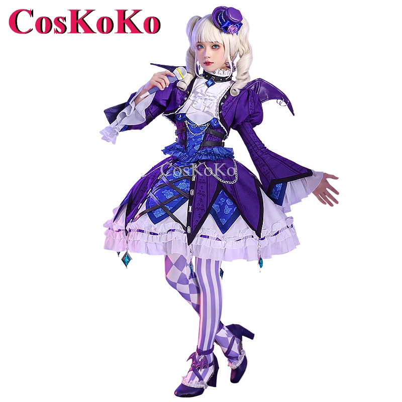 CosKoKo Todo Yurika косплей игры Aikatsu костюм горный сладкий Готический официальный на