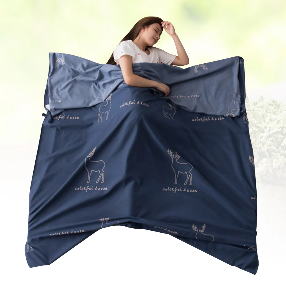 

Double Sleeping Bag Washed Cotton Hotel Across Dirty Portable Liner Sack Travel Camping