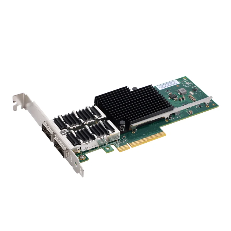 Адаптер для внутренней сети XikeStor PCIE-V3.0 Dual 40G QSPF + Fiber с чипом Intel XL710-QDA2 ПК Sever
