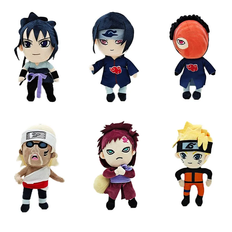 

Anime Peripheral Naruto Plush Toy Uzumaki Naruto Sasuke Doll 19th Generation Q Version Xiao Itachi