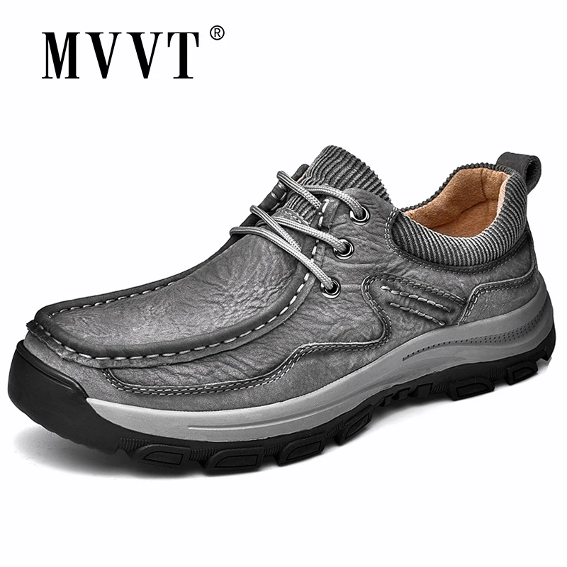 

Handmade Leather Men Shoes Casual Breathable Shoes Men Outdoor Quality Split Leather Shoes Men Flats Hot Sale Moccasins Shoe