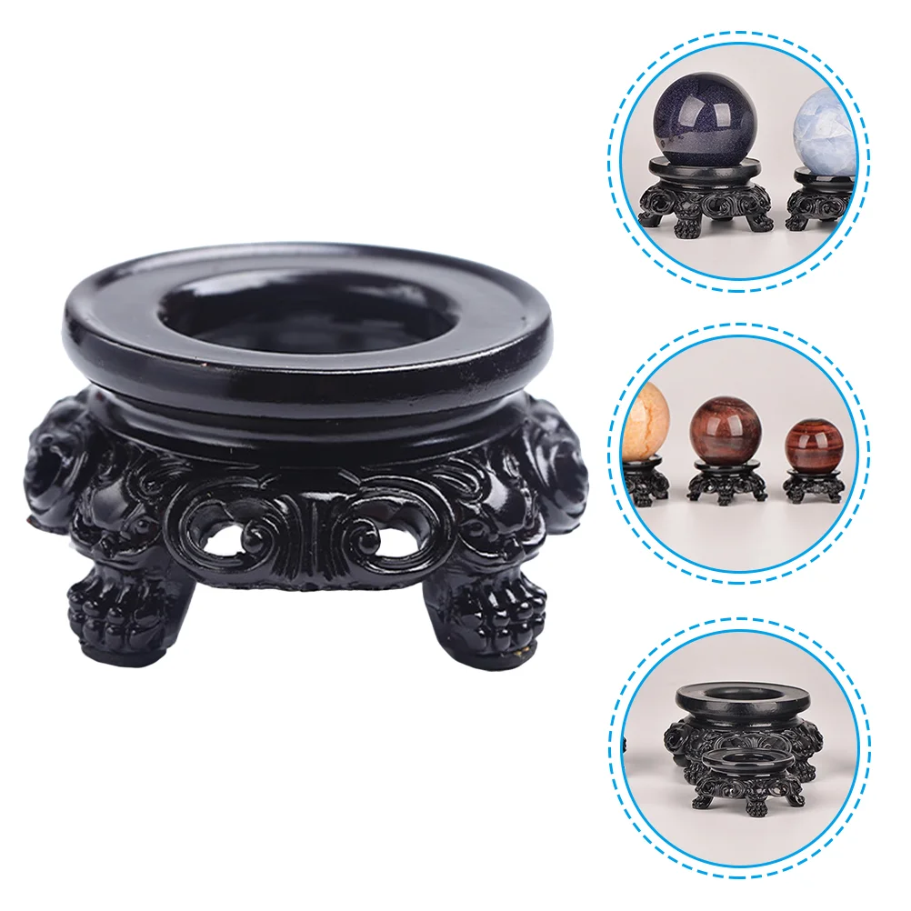 

Standcrystal Display Base Sphere Holderegg Resin Orb Globe Wooden Rack Wood Stands Decorgoose Sculpture Gemstone Shopgazing