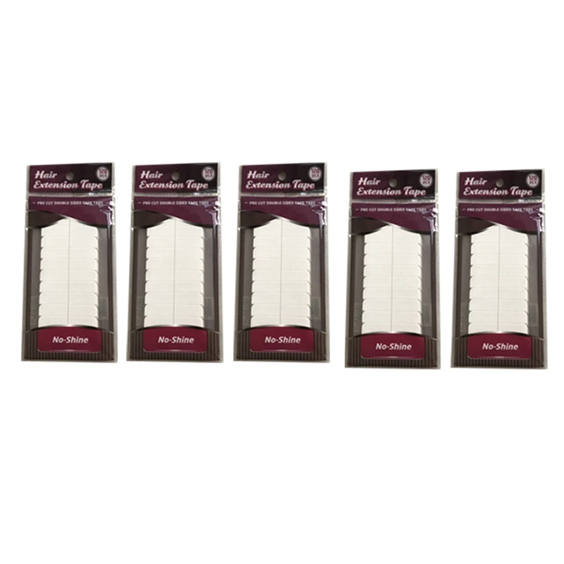 

600 Tabs/Lot 50 Sheet No Shine Lace Wig Extension Double-Side Tape Fixed Hair Adhesive Strips For Toupees /Lace Wig Film