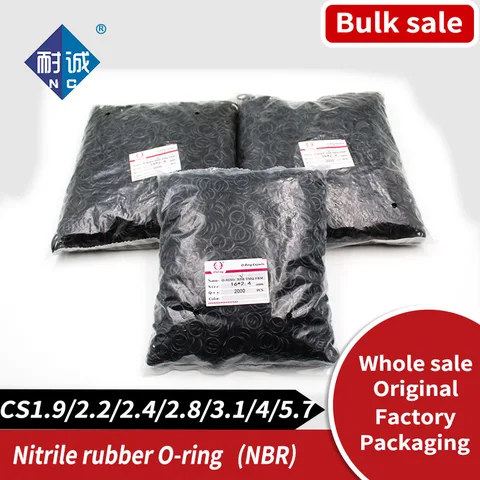 Уплотнительное кольцо, Оптовая, толщина 1,9/2,2/2,4/2,8/3,1/4/5 мм, CS NBR нитриловая герметичная термостойкая прокладка