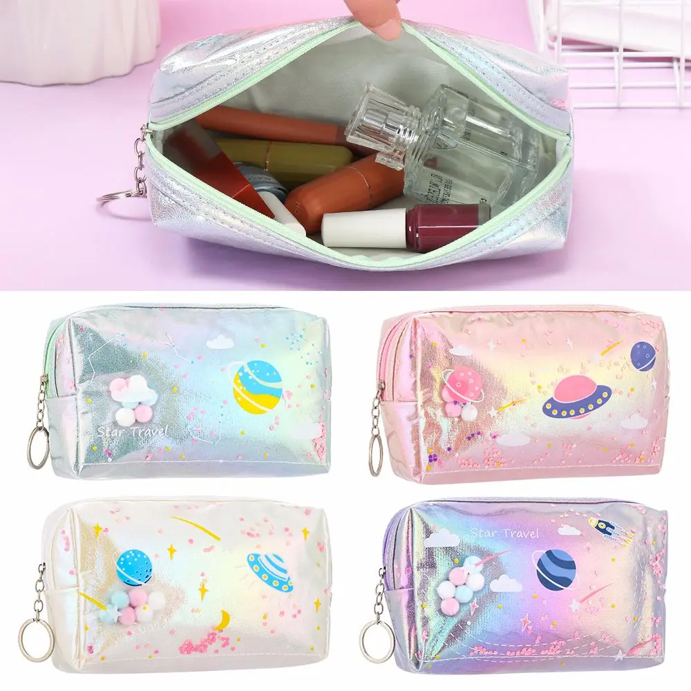 

Искусственная кожа, большой подарок для девочек, милая коробка для лазерной ручки, Женский чехол, сумка для макияжа, школьная сумка для канц...