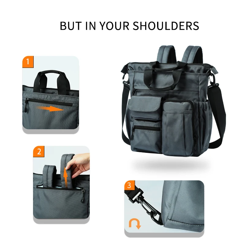 

Handbag Casual Capacity Port Travel Fashion Men Bag Business Large Multifunction Briefcase Messenger Male Backpack Shoulder