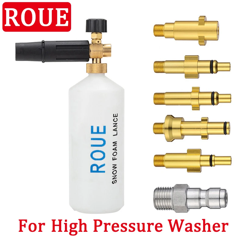 

Очиститель высокого давления, автомобильный адаптер для шампуня, генератор, пенная насадка, распылитель для Daewoo Bort Patriot High YILI Karcher AR Bosch Lavor