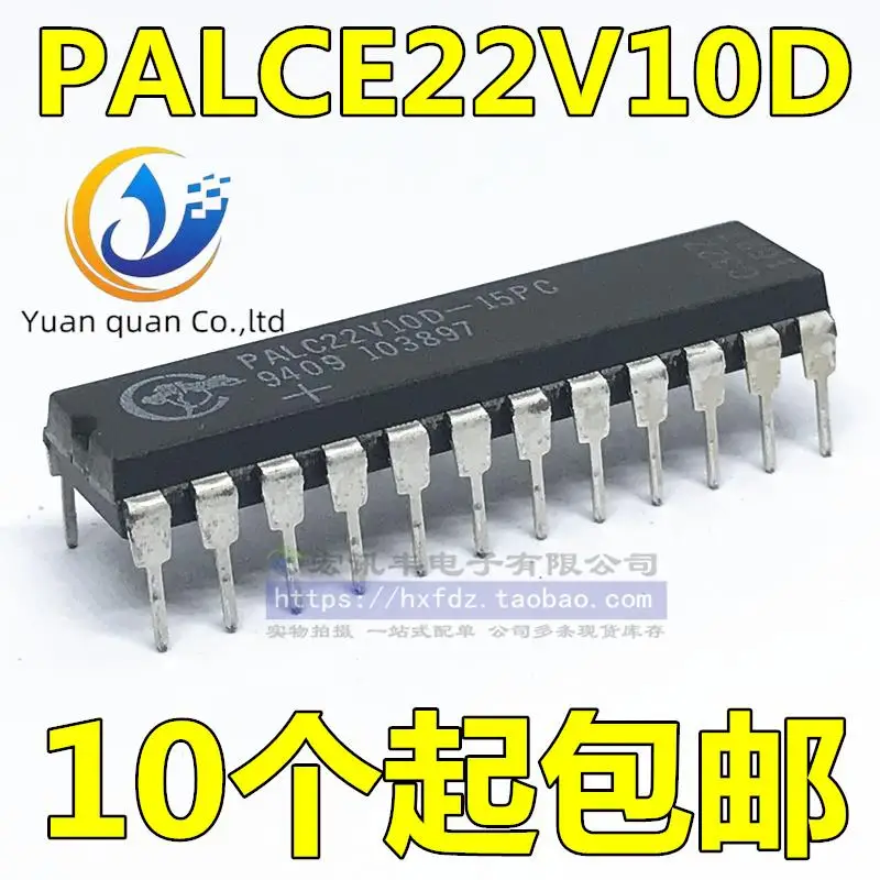 

2pcs original new PALCE22V10D-10PC PALCE22V10D-15PC DIP-24