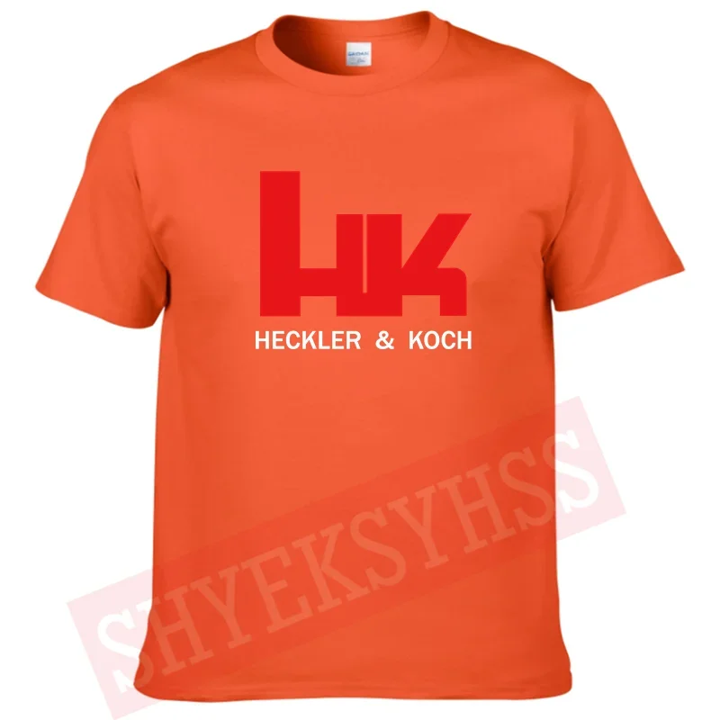 Футболка Heckler Koch с логотипом для мужчин и женщин футболка стрельбы на открытом