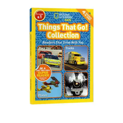 

National Geographic Kids Readers Things That Go Collection L1 STEM Original Children Popular Science Books