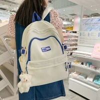 nylon waterproof women backpack fashion for teenage girls casual harajuku large travel ladies schoolbag college kawaii mochilas