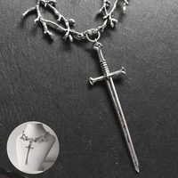 with tree branch sword chain gifts goth viking fashion medieval new classic