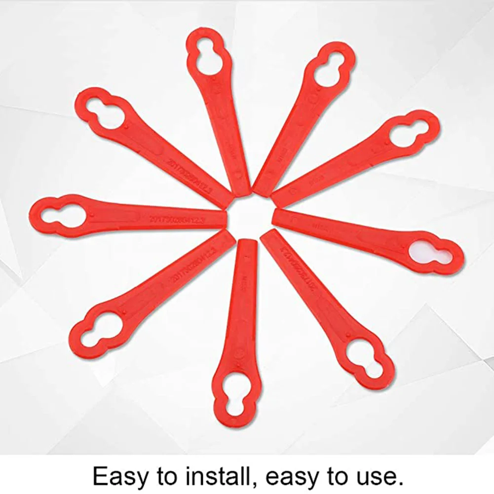 

100pcs Grass Trimmer Blades For KULLER OZITO Plastic 12*7mm For Garden Trimmer Garden Power Tools Home DIY