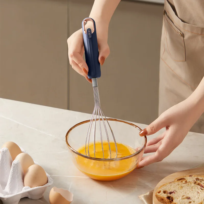

Stainless Steel Egg Beater Balloon Wire Whisk Manual Egg Stirrer Cream Baking Flour Mixing Tool Milk Frother Home Kitchen Gadget