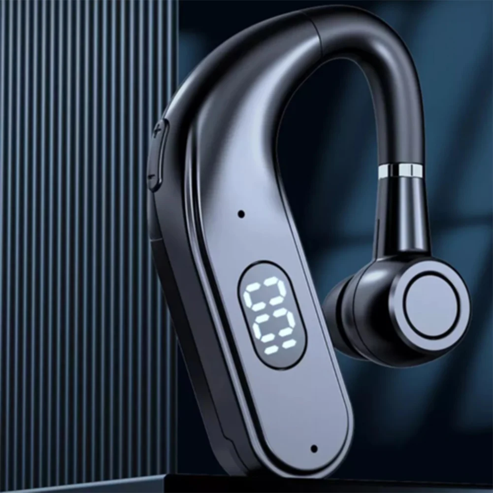 

Bluetooth 5.2 Earpiece Wireless Headset Driving Trucker Earbuds Noise Cancelling Voice Function, Support For Phone Calls