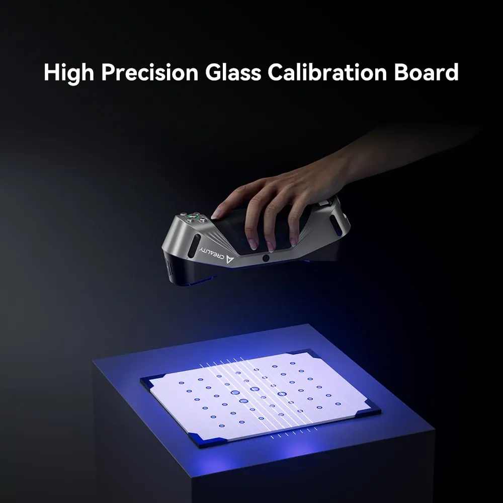 Ручной 3D-сканер Creality CR-Scan Raptor Hybrid Blue Laser &amp NIR 7. Синие параллельные лазерные линии.