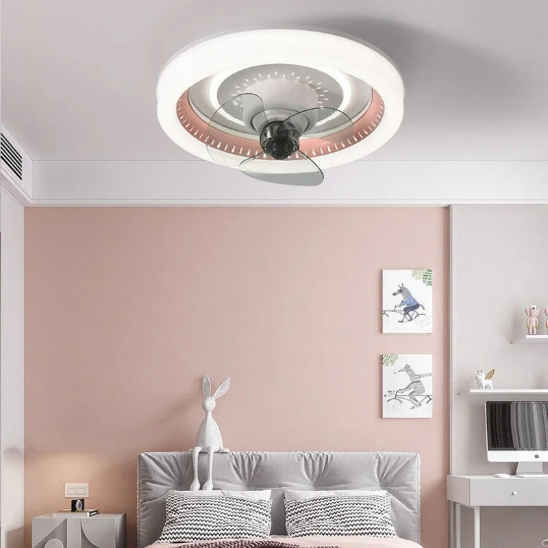 Современный минималистичный потолочный вентилятор умный светильник для детской