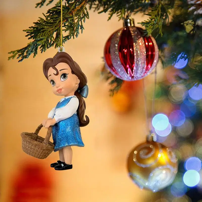 

Christmas Pendant Disney Princess Hanging Ornaments Christmas Tree Decoration Xmas Party Gifts Home Decoration For New Year 2023