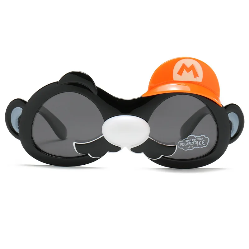 Детские солнцезащитные очки Super Mario Bros Мультяшные уличные модные затемненные для