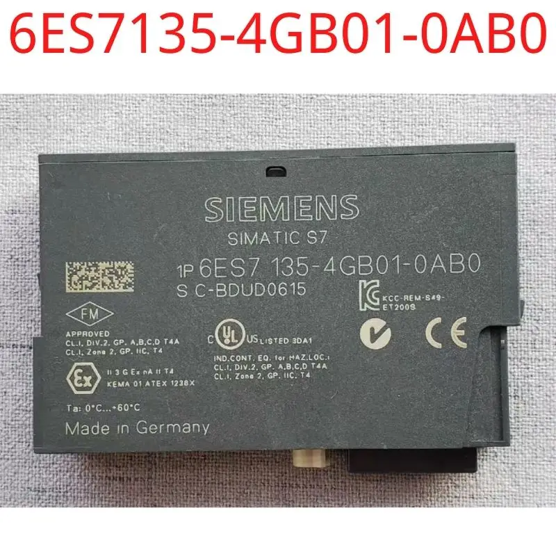 

used Siemens test ok real 6ES7135-4GB01-0AB0 SIMATIC DP, Electronics module for ET 200S, 2 AO I 15 mm width, +/-20mA; 13 bit+sig