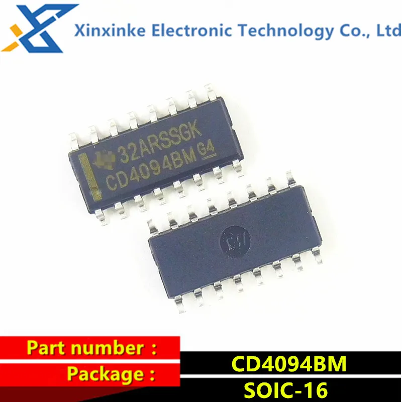 

10PCS CD4094 CD4094BM SOIC-16 Logic Chip SMD