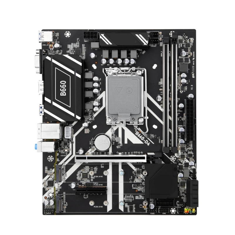 

B660-D4 M-ATX Motherboard Supports 12th Gen Lga1700 CPU Dual Channel DDR4 64GB with On-Board 2 NVME Sata3.0 3200MHz