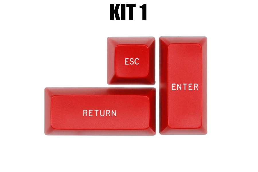 

Maxkey SA Keycap Doubleshot ABS DIY kit Red enter return Esc