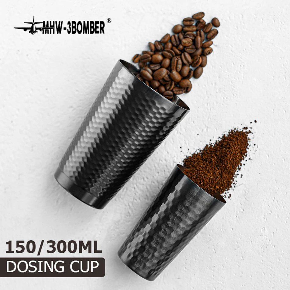 

150/300ml Coffee Dosing Cup Sniffing Mug for Espresso Machine Wear Resistant Stainless Steel Coffee Dosing Cup Drop Shipping