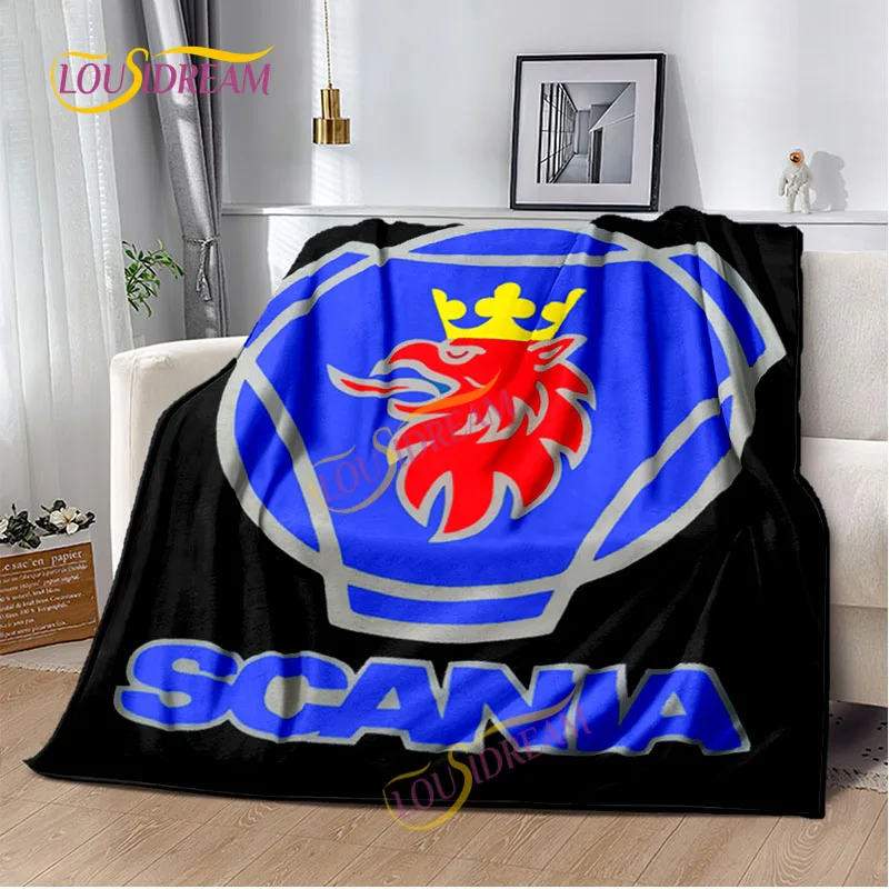 Truck Scania throw Blanket  Home Sheet Sofa Cover Living Room Office Lunch break blanket soft Casual  Washable Thermal Blanket