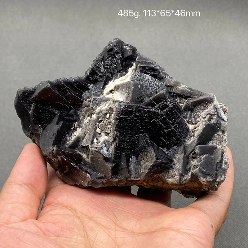 100% натуральный пакистанский флюорит черной розы (флуоресцентный эффект Красного