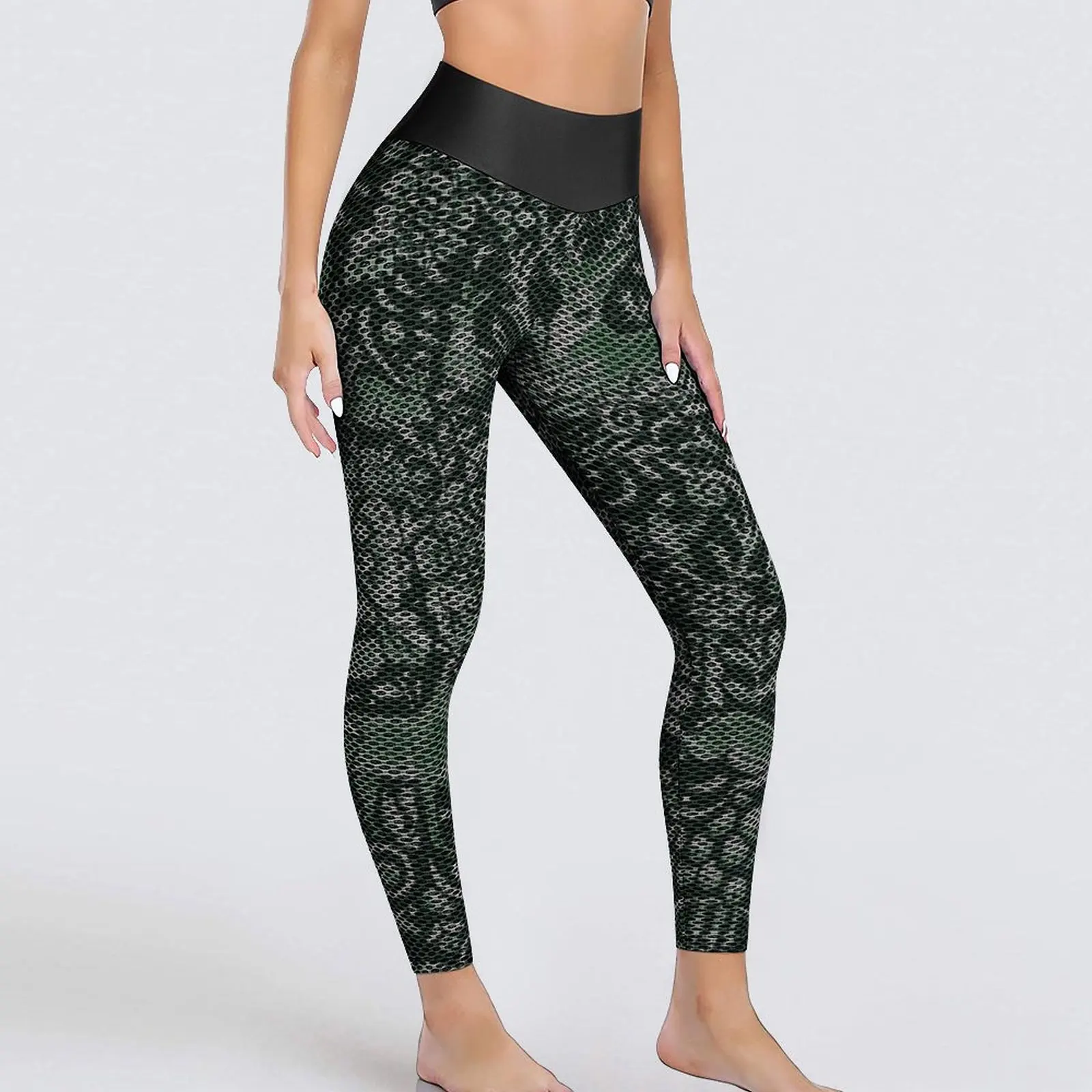 

Dark Forest Leggings Green Animal Fox Rabbit Owl High Waist Yoga Pants Sweet Seamless Leggins Design Workout Gym Sport Legging