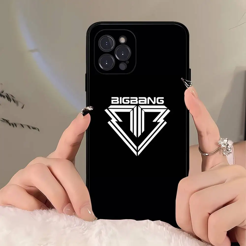 Фото Чехол для телефона B-BIGBANGs Kpops для IPhone 17 Air 16 15 14 Plus 13 12 Mini 11 Pro Max, черный чехол №5