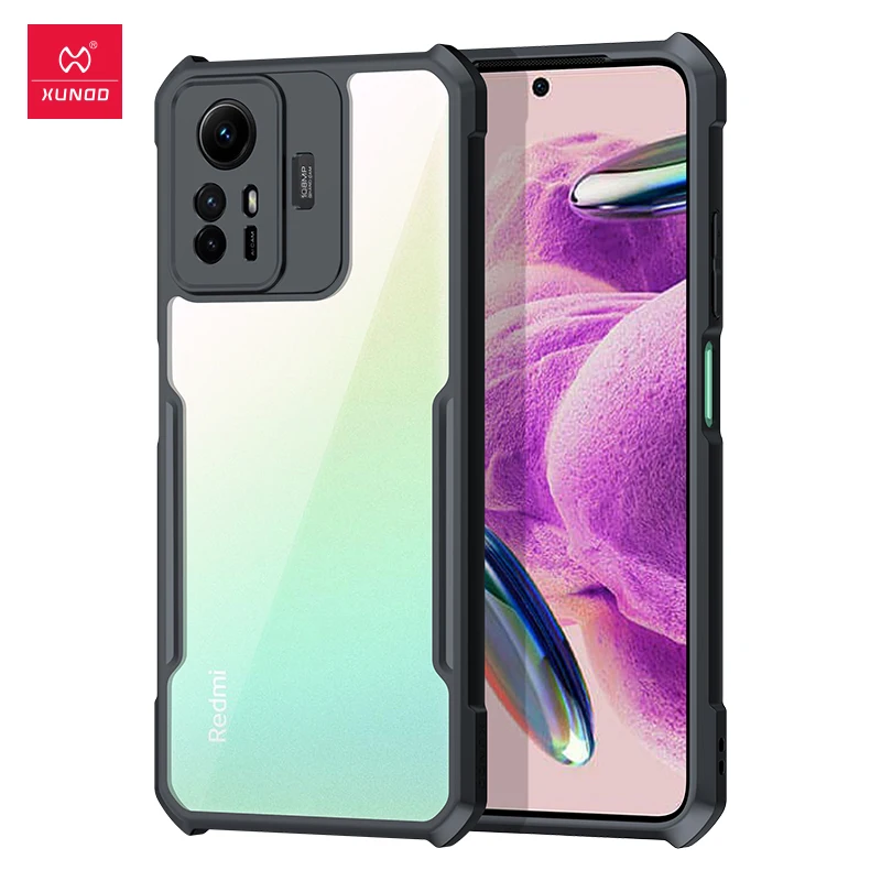 

Xundd For Xiaomi Redmi Note 12S 4G Case,Airbas Shockproof Shell,Camera Protection TPU&PC Back Transparent Cover For Note 12S