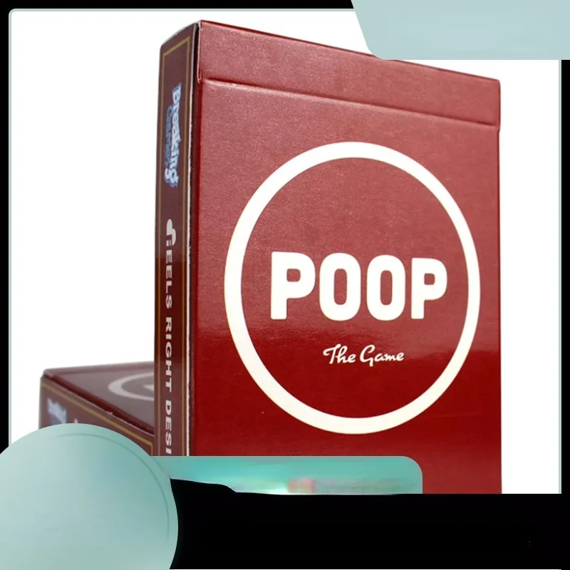 

English Version Poop the Game Party Board Game Card Game Funny Card Card Game