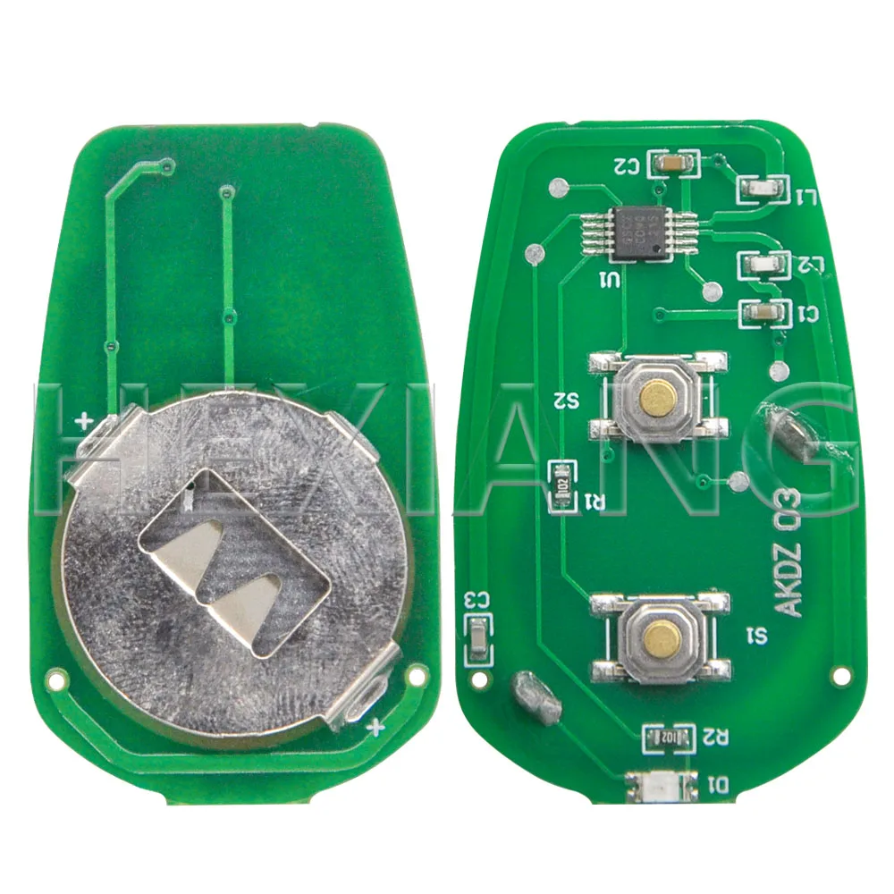 DR 2 кнопки 433 МГц автомобильный дистанционный ключ без ключа OSLOKA-510T для Hyundai Elantra Old