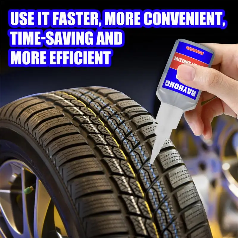 

Black Car Rubber Repair Tire Glue Instant Adhesive Scratch Crack Repair Glue Super Caulk Tire Repair Tools Car Accessories TSLM1