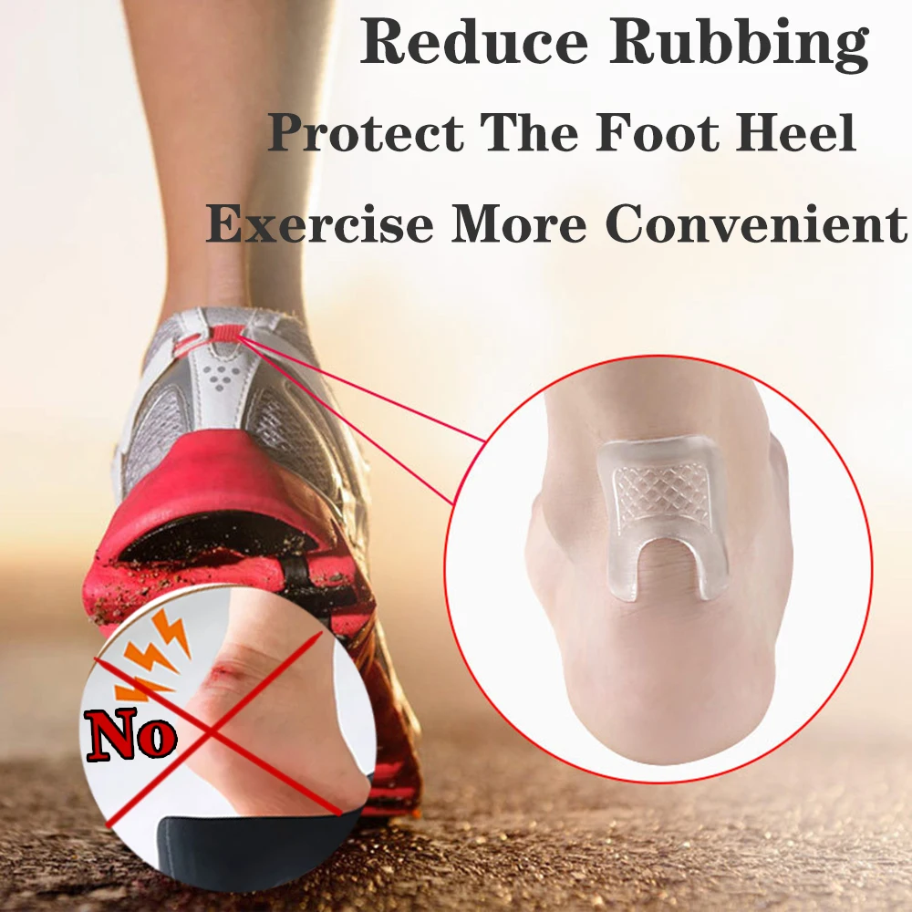 

Pain Relief Silicone Gel Insole Toe Protector Forefoot Pads U-Shaped Gel Callus Pads Foot Corn Protector Sticker