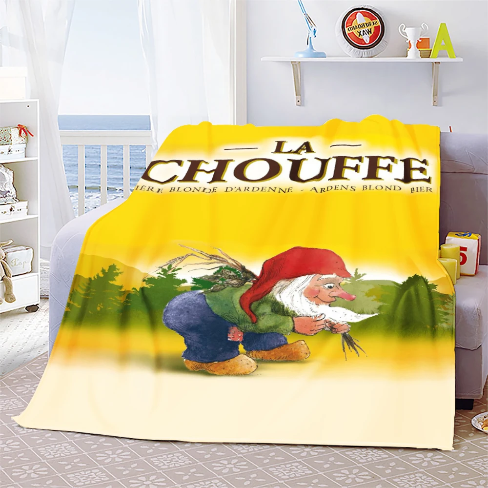 

Classic Belgium Beer Brand Poster Soft Flannel Throw Blanket Bar Club Man Cave Bedroom Living Room Home Decoration