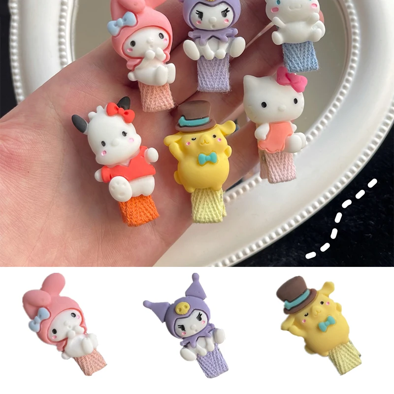 Симпатичная заколка для волос в стиле аниме головной убор мультяшная кукла Kuromi