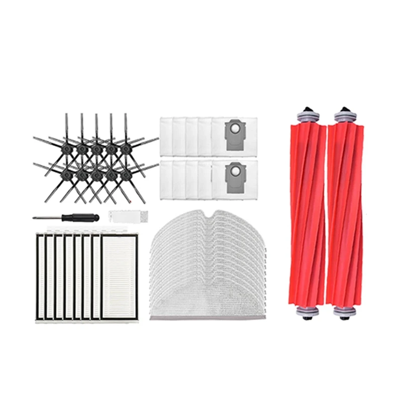 

For Roborock Q7 Max /T8 Filter Parts Xiaomi Robot Vacuum Cleaner Main Brush Side Brush Mop Cloth Replacemen Accessories