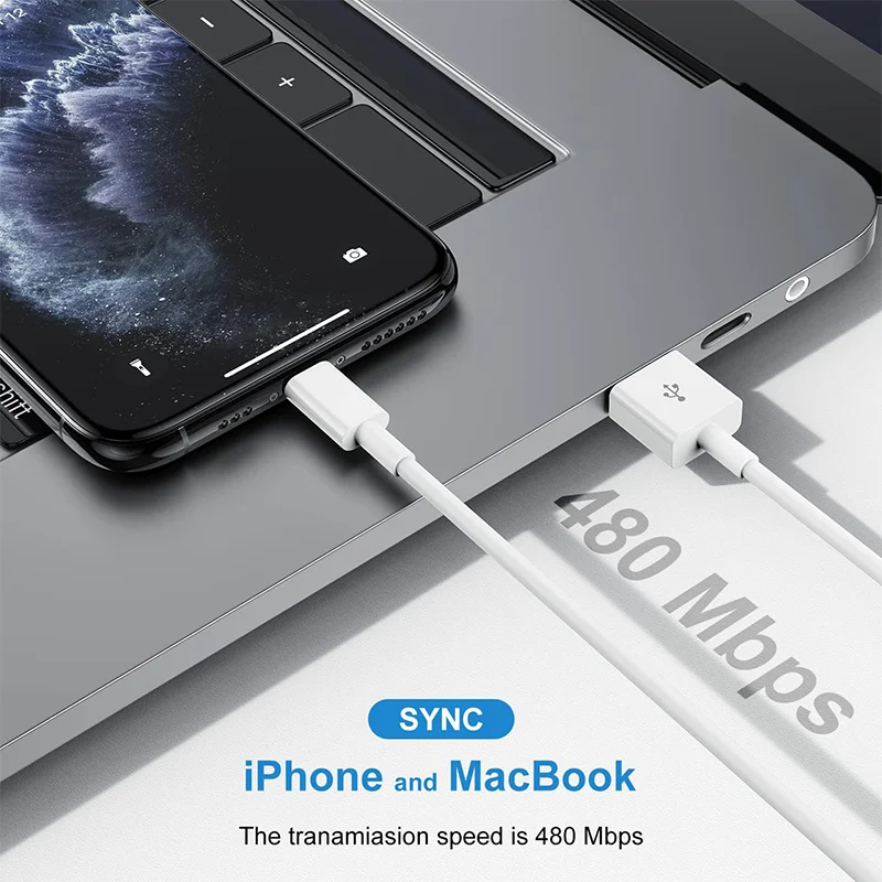 USB-кабель KUTOU PD 15 Вт для Apple iPhone 14 13 11 12 Pro Max XR 7 8 Plus кабель USB C быстрой зарядки и даты