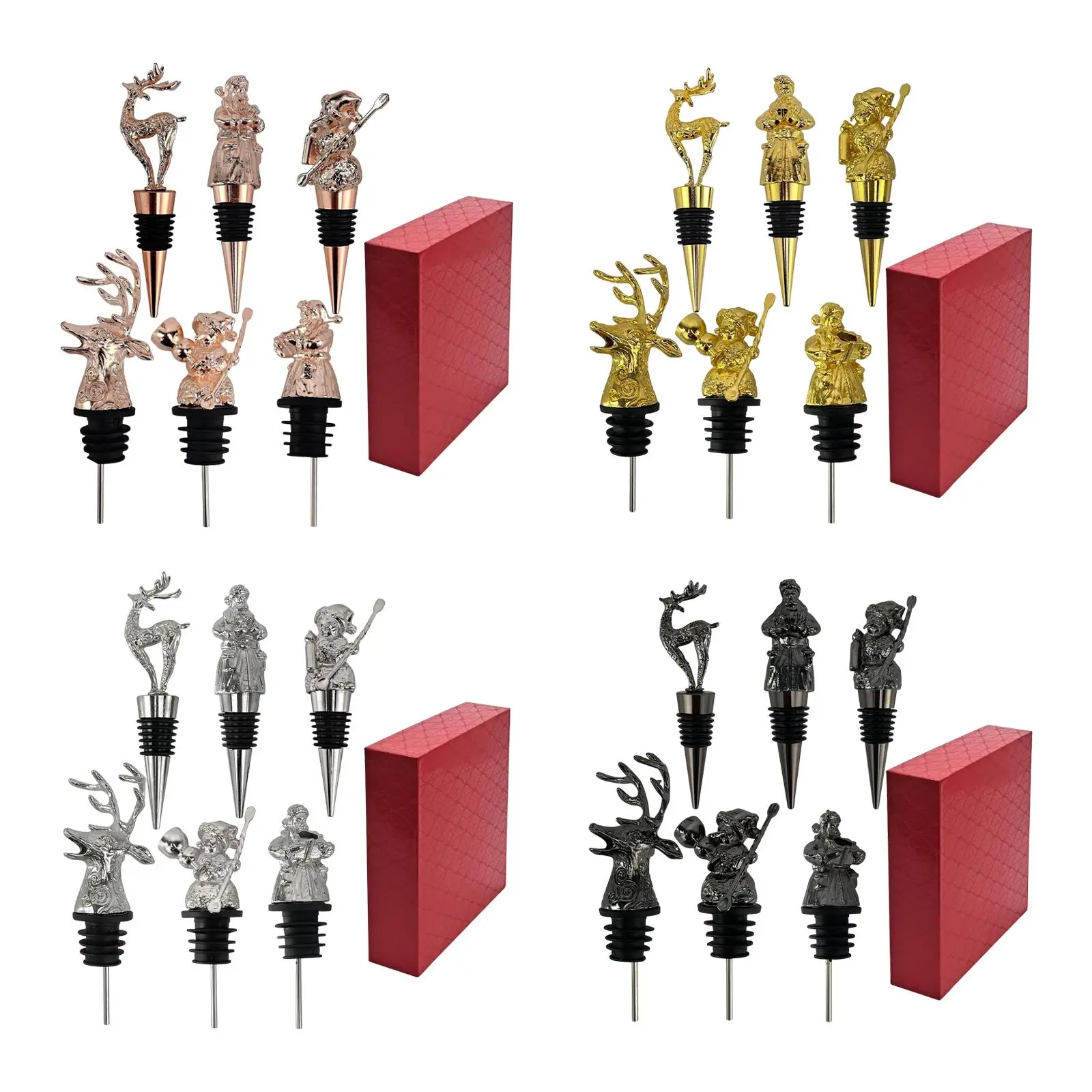 

Pourer For Hotels Solid Kitchen Bottle 6x Gift Spouts Bottle Restaurants Coffee Bottle Bottle Shops Pourer Stopper Aerator