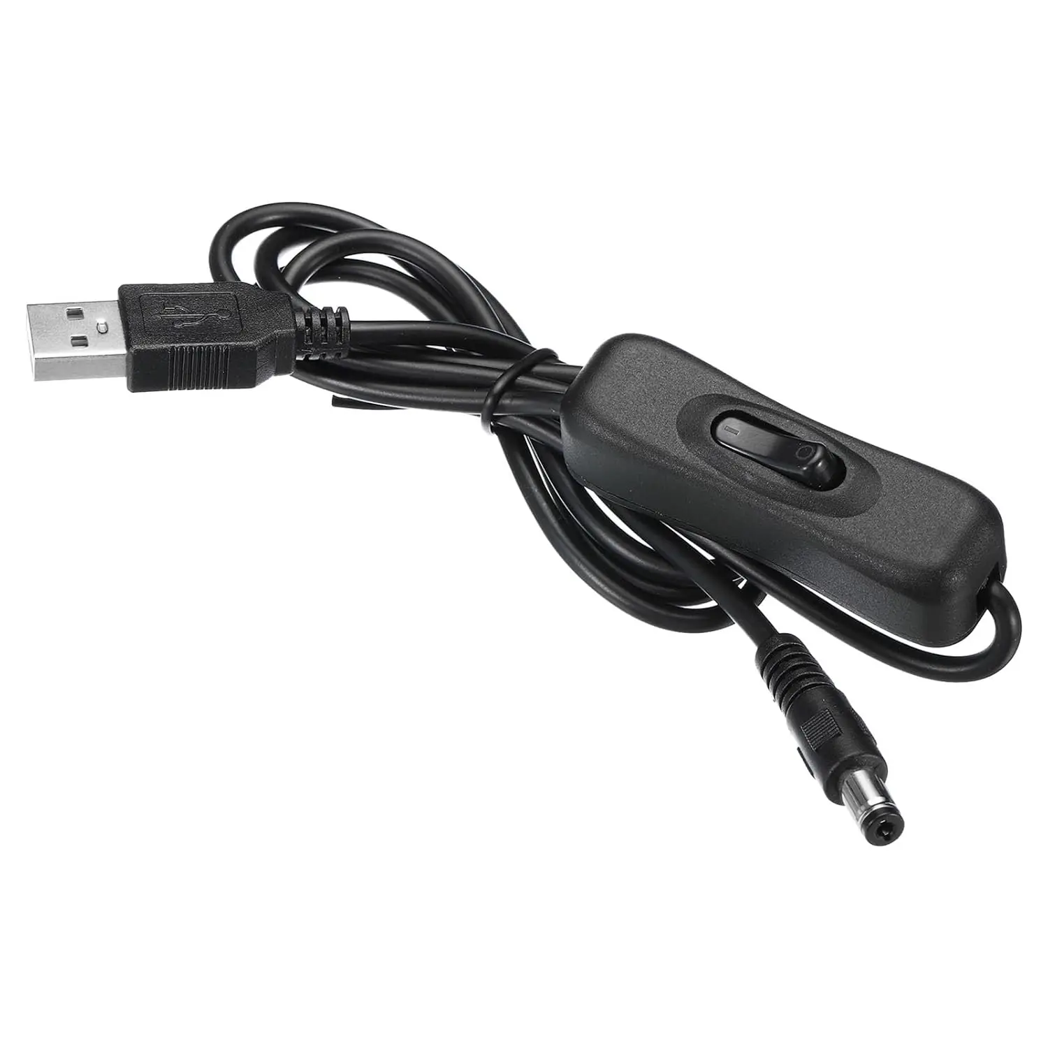 Фото 5 В, 2 а постоянного тока, переключатель питания, соединительный кабель, USB-штекер постоянного тока, линия питания, ВКЛ./ВЫКЛ., Зарядные переключатели, провод для светодиодной ленты, стандартная лампа №5