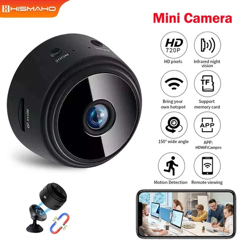 Мини-камера видеонаблюдения A9 с Wi-Fi и функцией ночного видения