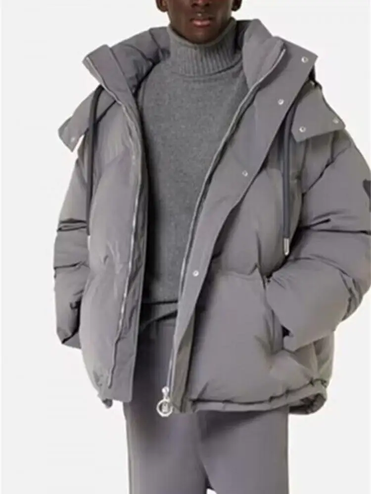 

Женская куртка с капюшоном и надписью в форме сердца, новинка зимы 2023, женское короткое теплое пуховое пальто на молнии с карманами