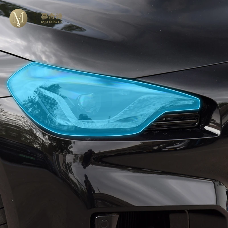 WHICH Zewnętrzne reflektory samochodowe MUQSHI Folia ochronna TPU zapobiegająca zarysowaniom naprawcza Akcesoria do BMW G87 M2 2023-2024