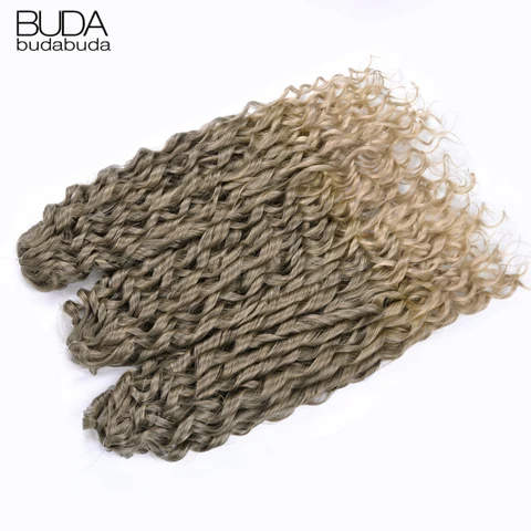 Синтетические волосы BUDABUDABUDA 22" Jessica, розовый, глубокие волны