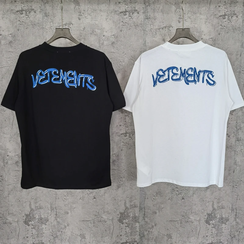 

Men Women Fashion Brand Streetwear Mm6 Margiela T-shirts Letter Embroidery Logo Roundneck Short Sleeves American Street Top Tees